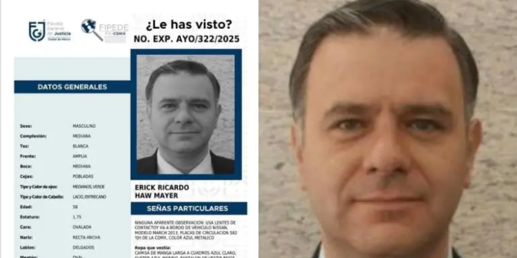 Sin rastro de Erick Ricardo Haw Mayer, periodista desaparecido en CDMX