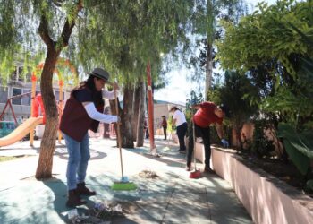 Diputado Emiliano Álvarez rehabilita parque Bocho en Cuautepec