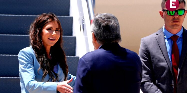 Sheinbaum se reúne con Kristi Noem, secretaria de Seguridad Nacional de EU