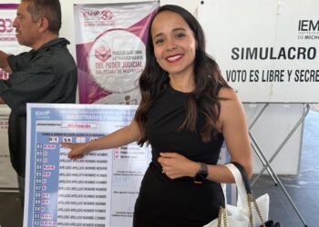 Olivia Aguirre alzó la voz desde el corazón de la Universidad Michoacana