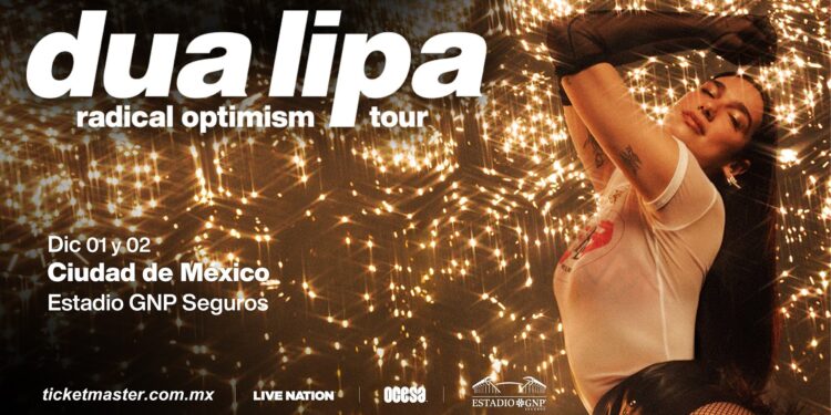Dua Lipa regresa a México con dos fechas en el Estadio GNP Seguros