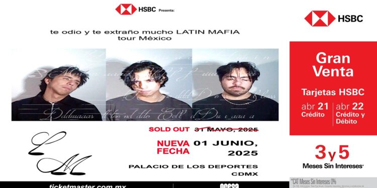 Latin Mafia anuncia su segunda fecha en Ciudad de México