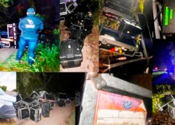 Recuperan equipo que robaron a Los Ángeles Azules en la México-Puebla