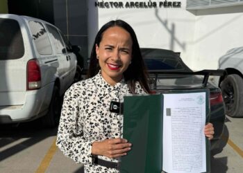 Olivia Aguirre registró ante Notario su plan de trabajo como Ministra de la Suprema Corte y reta a los demás candidatos a hacer lo mismo