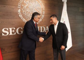 Presenta gobernador avances de seguridad en Tamaulipas a García Harfuch