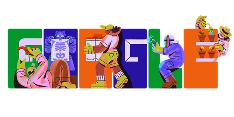 Día del Trabajo: Google conmemora el 1 de mayo con su tradicional doodle