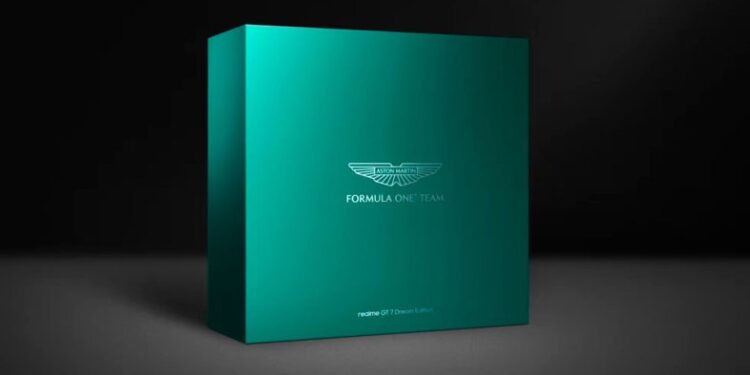 realme Anuncia Alianza Estratégica con el Equipo Aston Martin Formula One® y Presenta el GT 7 Dream Edition