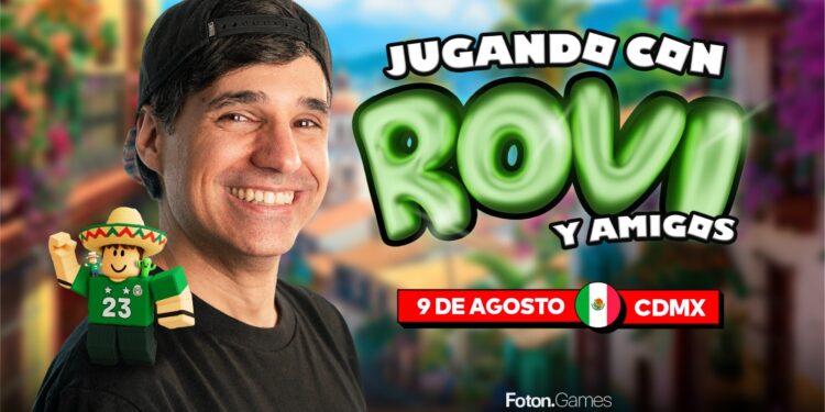 “Jugando con Rovi” llega a CDMX: el espectáculo en vivo que une a fans de Roblox, familias y gamers en una misma aventura