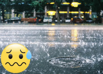 Chubascos y lluvias fuertes en el país