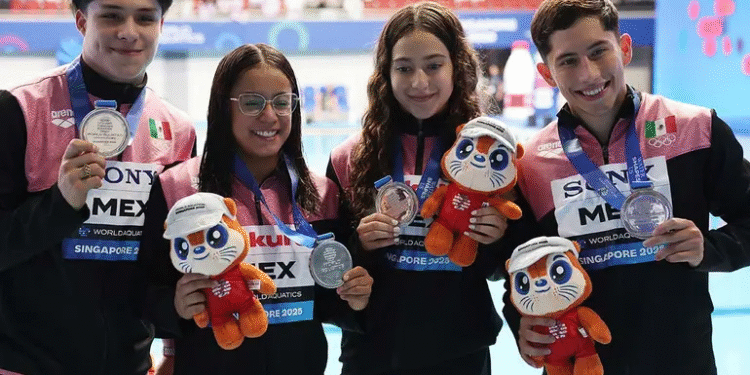 México en lo alto; plata en Campeonato Mundial de Singapur