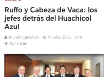 Ruffo y Cabeza de Vaca: los jefes detrás del “Huachicol Azul”