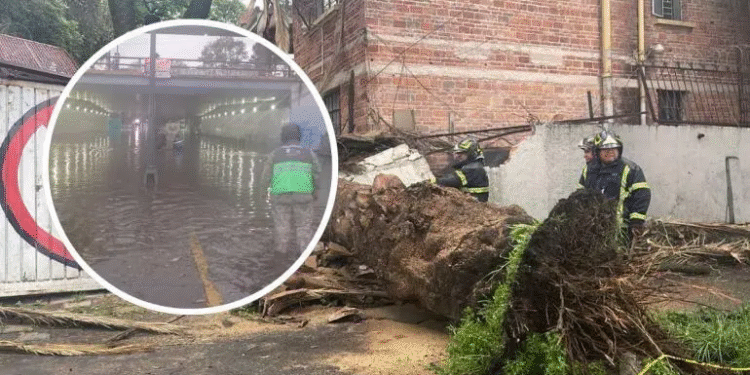 Trombas causan destrozos en al menos tres alcaldías la tarde de este sábado