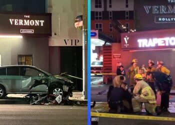 Atropellamiento masivo en Los Ángeles deja 30 heridos afuera de una discoteca