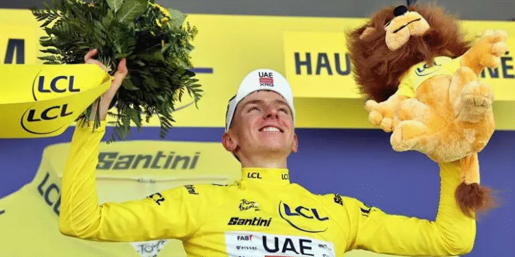 Pogacar recupera maillot amarillo y alcanza su vigésima victoria en Tour de Francia