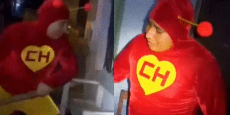 Policía disfrazado del Chapulín Colorado lidera operativo antidrogas en Perú