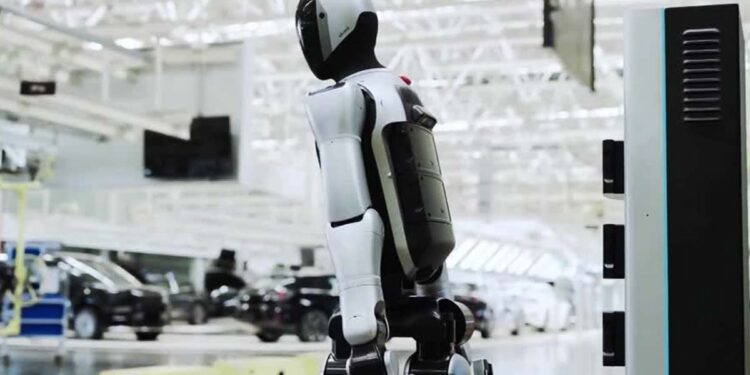 Presentan al primer robot humanoide que cambia sus propias baterías