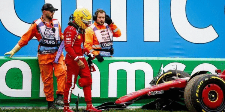 Hamilton mal y de malas, será sancionado para el Gran Premio de Monza