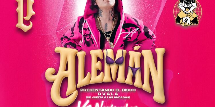 Alemán regresa a los escenarios de la CDMX con nueva música y potentes rimas