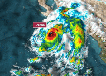 Huracán ‘Lorena’ pierde fuerza y se degrada a tormenta tropical