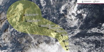 Se forma la tormenta tropical «Octave» a mil 500 kilómetros de Cabo San Lucas