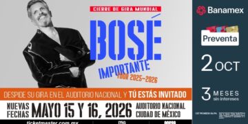 Miguel Bosé despedirá su gira mundial con dos fechas en el Auditorio Nacional