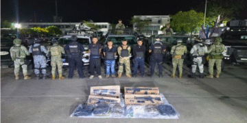 García Harfuch informa la detención de 11 personas por extorsión en BC y Tabasco