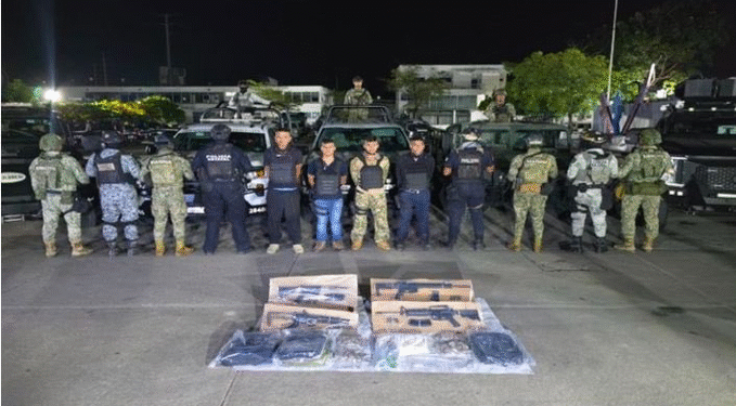 García Harfuch informa la detención de 11 personas por extorsión en BC y Tabasco