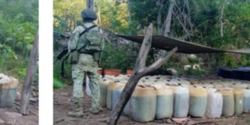 Desmantelan en Culiacán almacén de sustancias químicas para la elaboración de drogas