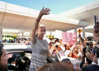 Claudia Sheinbaum celebra su primer año como presidenta de México en el Zócalo