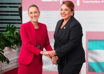 Sheinbaum recibirá a la presidenta de Honduras; será mañana en Palacio Nacional