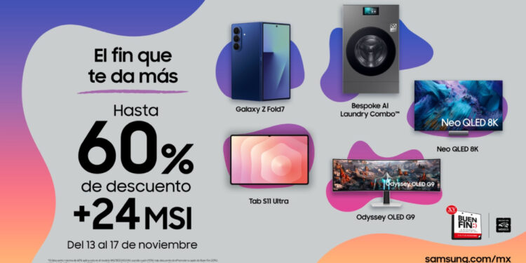 Durante este Buen Fin aprovecha las ofertas de Samsung