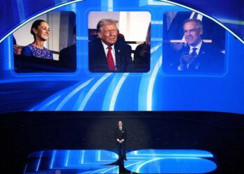 «Nos llevamos muy bien», dice Trump antes de reuniones con Sheinbaum y Carney