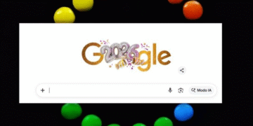 Doodle de Google despide 2025 con animación especial por Año Nuevo