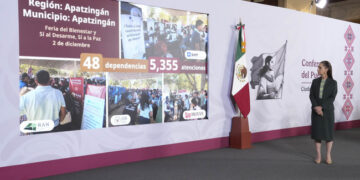 Sheinbaum informa avances del Plan Michoacán por la Paz y la Justicia