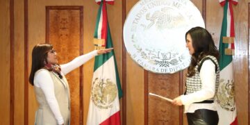 Diputada López Rabadán toma protesta a Zaria Aguilera Claro como diputada federal