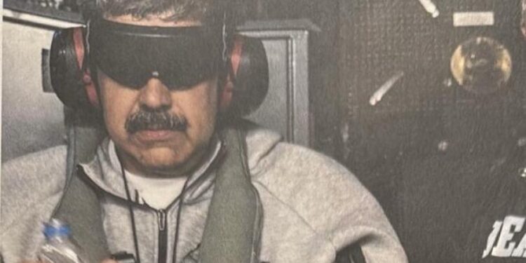 Trump publica la primera foto de la detención de Nicolás Maduro