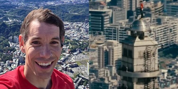 Alex Honnold subió el Taipei 101 sin cables de seguridad; Netflix transmitió su hazaña