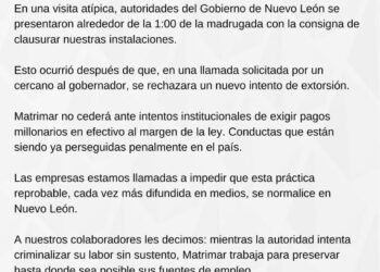 Pedrera Matrimar denuncia “acoso institucional” al gobierno de Nuevo León