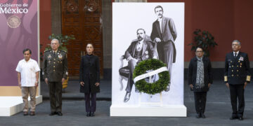Claudia Sheinbaum encabeza conmemoración del 113 aniversario del magnicidio de Francisco I. Madero y José María Pino Suárez