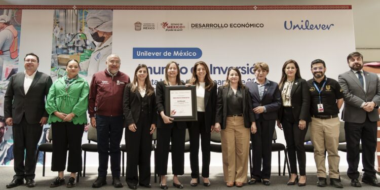 Unilever anuncia inversión de 9,400 millones de pesos en el Estado de México