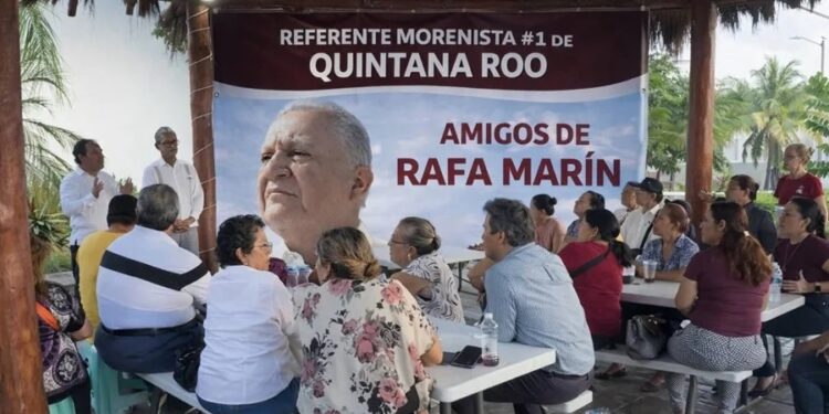 AFINAN MAQUINARIA DE ESTRUCTURAS A FAVOR DE RAFA MARÍN EN QUINTANA ROO