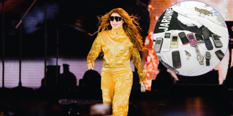 Operativo por concierto de Shakira en el Zócalo deja 13 detenidos; frecuente robo de celulares