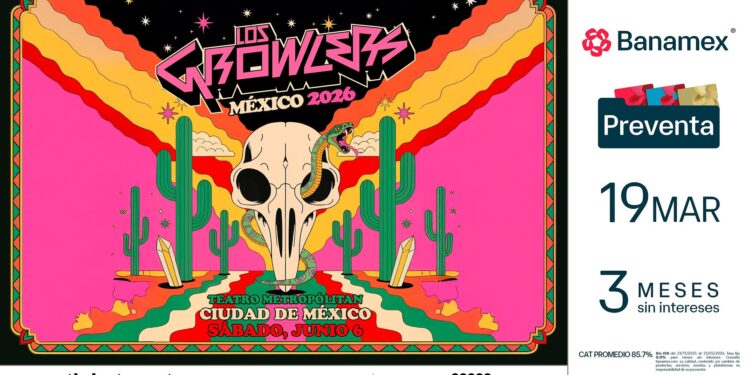TRAS 10 AÑOS DE AUSENCIA, THE GROWLERS REGRESA A LA CAPITAL MEXICANA CON UN ESPÍRITU REVITALIZADO