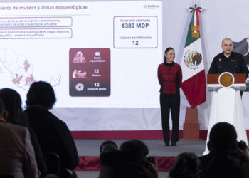 Presidenta destaca rehabilitación de escuelas del INBAL y del INAH, de zonas arqueológicas e inauguración del primer Museo Textil