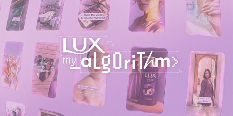 LUX transforma sus anuncios en «limpiadores de algoritmos» para influenciar y renovar el feed digital