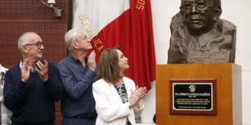 Heberto Castillo “constructor de la democracia” y “arquitecto de la política” en México; Ignacio Mier, presidente de la Jucopo en el Senado de la República