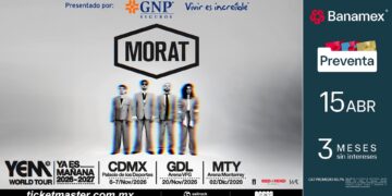 EL ACLAMADO E HISTÓRICO YEM WORLD TOUR DE MORAT TENDRÁ LUGAR EN MÉXICO