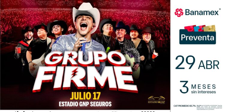 Grupo Firme vuelve al Estadio GNP Seguros