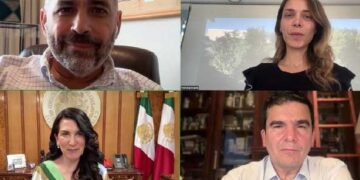 En reunión virtual con la presidenta de la Mesa Directiva de la Cámara de Diputados, Kenia López Rabadán, senadora colombiana denuncia amenazas que ponen en riesgo la vida de la candidata presidencial de su país