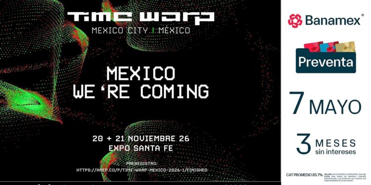 Time Warp, uno de los festivales underground más importantes del mundo, llega a México por primera vez